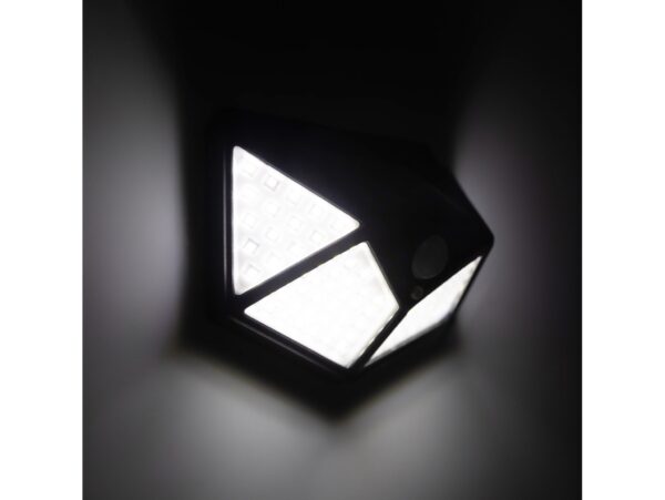 LAMPA SOLARNA CZUJNIK RUCHU ZMIERZCHU 100 LED