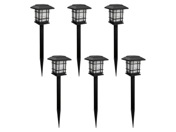 LAMPA SOLARNA LED LATARNIA 35cm 6SZT