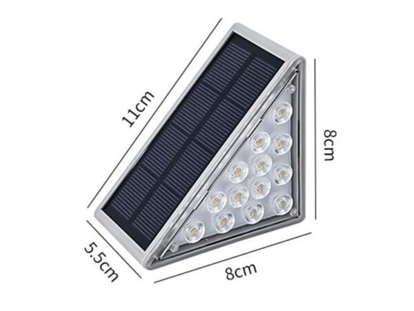 LAMPA SOLARNA NAROŻNA NA SCHODY