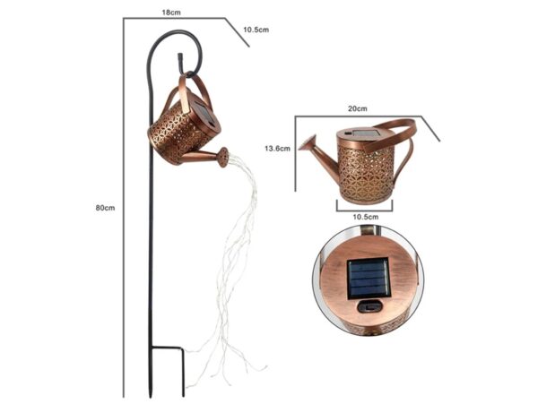 LAMPA SOLARNA OGRODOWA KONEWKA
