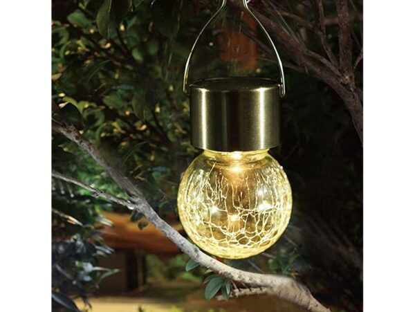 LAMPA SOLARNA OGRODOWA KULA WISZĄCA 6SZT