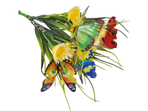 LAMPA SOLARNA OGRODOWA KWIATY - żółta łąka