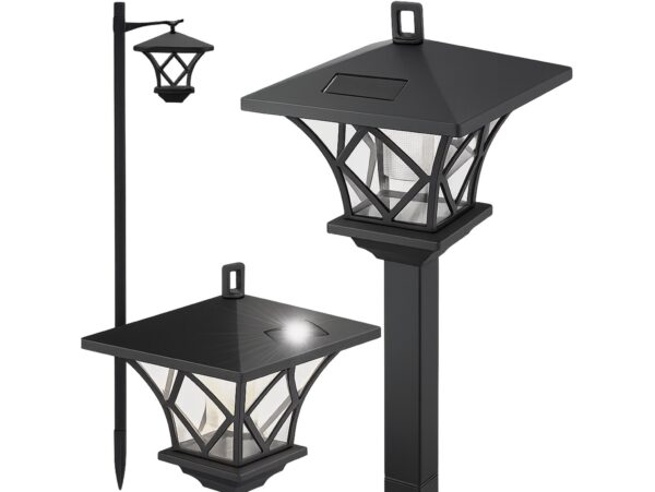 LAMPA SOLARNA OGRODOWA LATARNIA WYSOKA 1,5M