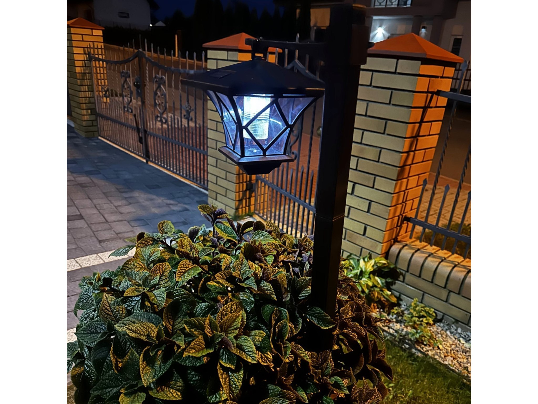 LAMPA SOLARNA OGRODOWA LATARNIA WYSOKA 1,5M
