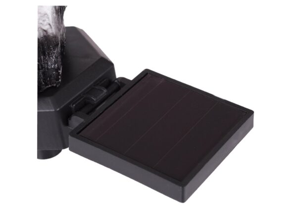 LAMPA SOLARNA OGRODOWA SOWA 30cm - biały