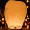 LAMPION SZCZĘŚCIA LATAJĄCY - biały