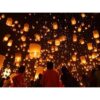 LAMPION SZCZĘŚCIA LATAJĄCY - biały