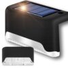 LAMPKA LAMPA SOLARNA KRAWĘDZIOWA 1 LED 8x4,5x4,2cm - czarny