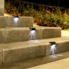 LAMPKA LAMPA SOLARNA KRAWĘDZIOWA 1 LED 8x4,5x4,2cm - czarny