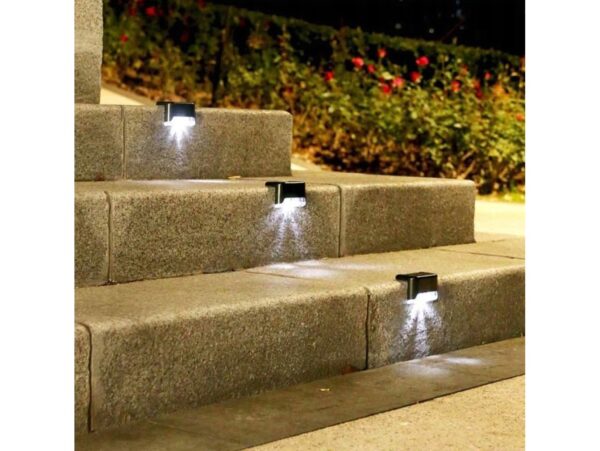 LAMPKA LAMPA SOLARNA KRAWĘDZIOWA 1 LED 8x4,5x4,2cm - czarny