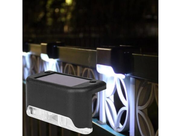 LAMPKA LAMPA SOLARNA KRAWĘDZIOWA 1 LED 8x4,5x4,2cm - czarny