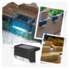 LAMPKA LAMPA SOLARNA KRAWĘDZIOWA 1 LED 8x4,5x4,2cm - czarny