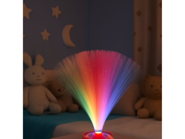 LAMPKA LAMPA UFO LED 32x10cm - czerwony