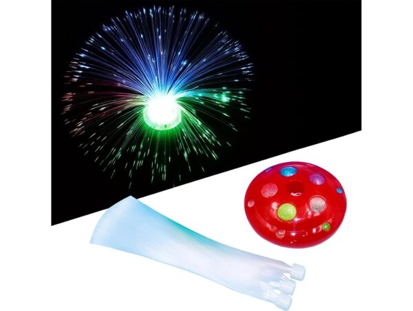 LAMPKA LAMPA UFO LED 32x10cm - czerwony