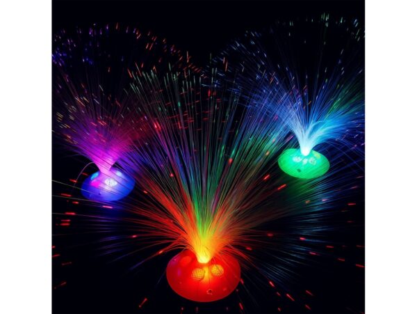 LAMPKA LAMPA UFO LED 32x10cm - czerwony