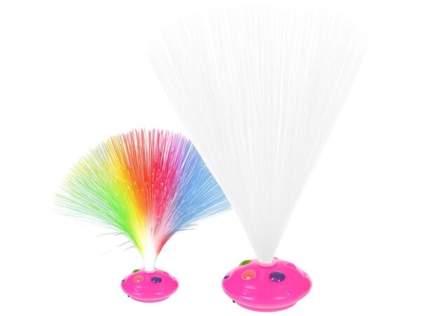 LAMPKA LAMPA UFO LED 32x10cm - różowy