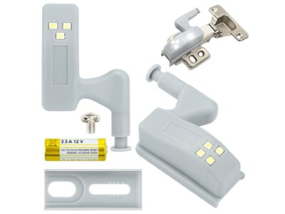 LAMPKA LED DO SZAFKI NA ZAWIASY Z BATERIAMI
