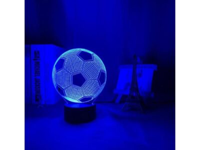 LAMPKA NOCNA 3D LED PIŁKA NOŻNA