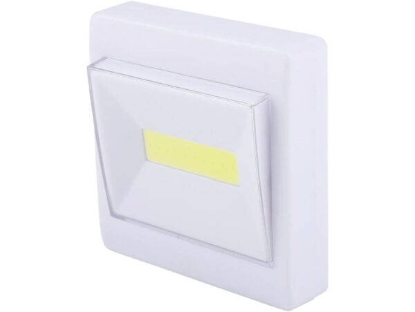 LAMPKA NOCNA WŁĄCZNIK COB LED 8,5x8,5x2cm