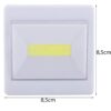 LAMPKA NOCNA WŁĄCZNIK COB LED 8,5x8,5x2cm