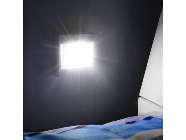 LAMPKA NOCNA WŁĄCZNIK COB LED 8,5x8,5x2cm