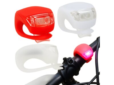 LAMPKA ROWEROWA DIODOWA LED LAMPKI PRZÓD TYŁ 2 SZT