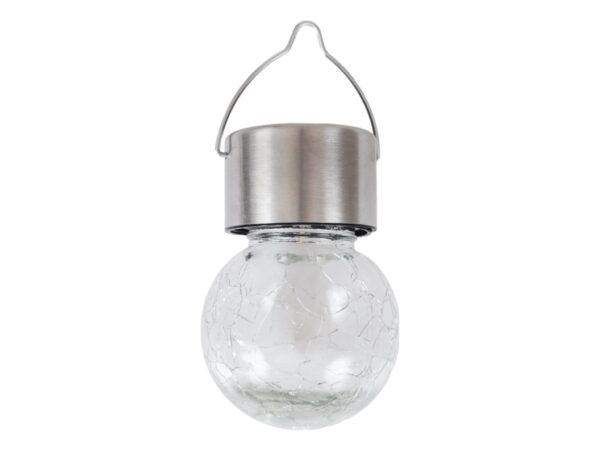 LAMPKA SOLARNA OGRODOWA KULA WISZĄCA 9x6cm