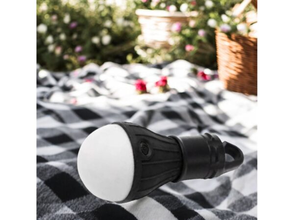 LAMPKA TURYSTYCZNA 3xAAA BIWAKOWA - czarna