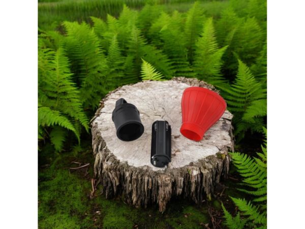 LAMPKA TURYSTYCZNA 3xAAA BIWAKOWA - czerwony