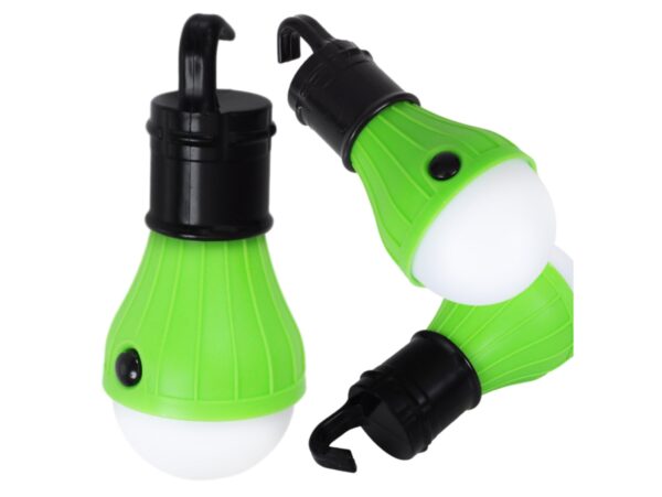 LAMPKA TURYSTYCZNA 3xAAA BIWAKOWA - zielony