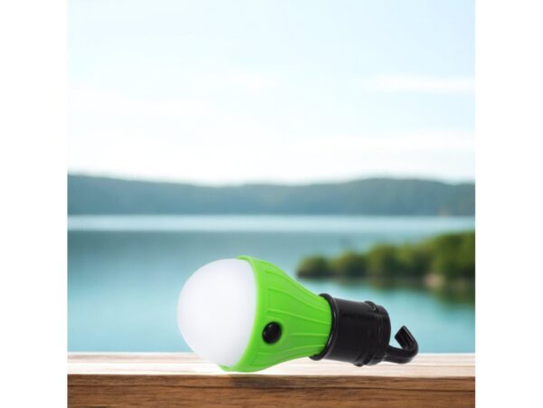 LAMPKA TURYSTYCZNA 3xAAA BIWAKOWA - zielony