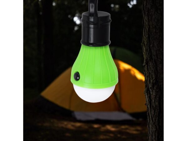 LAMPKA TURYSTYCZNA 3xAAA BIWAKOWA - zielony