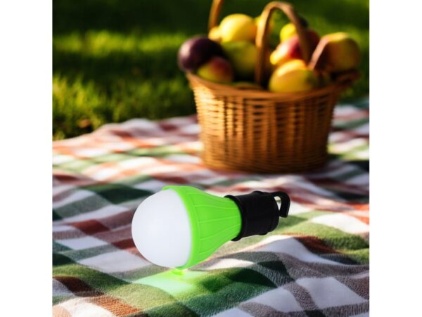 LAMPKA TURYSTYCZNA 3xAAA BIWAKOWA - zielony