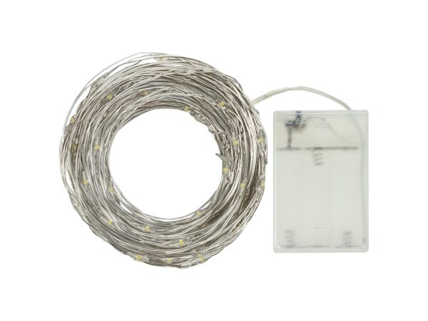 LAMPKI DRUCIKI 100 LED NA BATERIE - multikolor