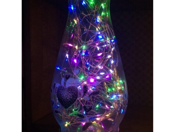 LAMPKI DRUCIKI 100 LED NA BATERIE - multikolor