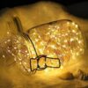 LAMPKI DRUCIKI 50 LED - biały ciepły