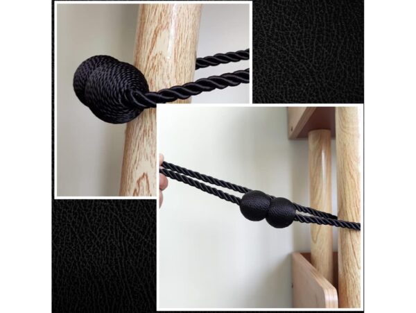 LAMRA SPINKA DO ZASŁON FIRAN 1 SZT! - czarny