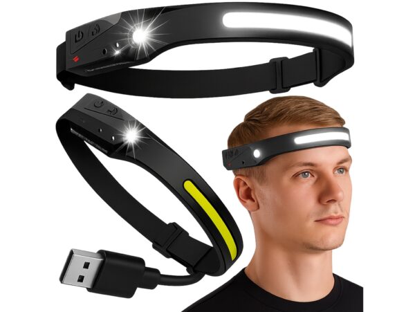 LATARKA CZOŁOWA CZOŁÓWKA LED 40 COB