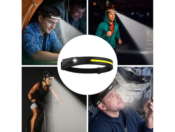 LATARKA CZOŁOWA CZOŁÓWKA LED 40 COB