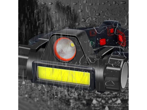 LATARKA CZOŁOWA Z MAGNESEM CZOŁÓWKA 4w1 LAMPKA COB