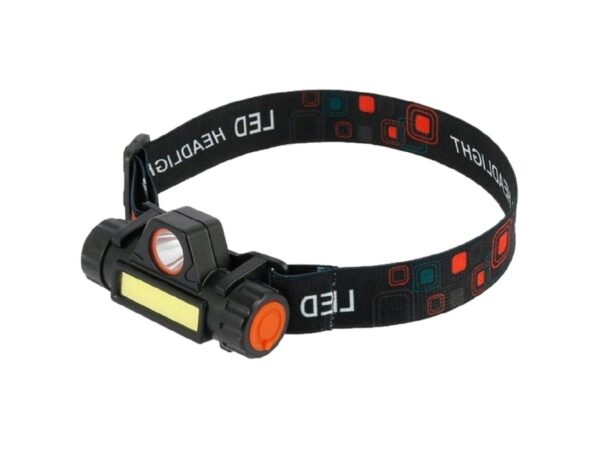 LATARKA CZOŁOWA Z MAGNESEM CZOŁÓWKA 4w1 LAMPKA COB