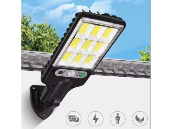 LATARNIA SOLARNA 108 COB + PILOT