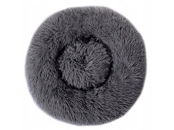 LEGOWISKO DLA PSA KOTA WŁOCHATE 50CM - ciemny szary