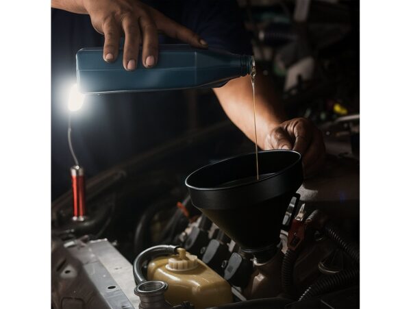 LEJEK DO PALIWA PŁYNÓW OLEJU DUŻY Z SITKIEM SITKO