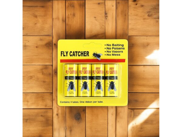 LEP NA OWADY MUCHY PUŁAPKA LEPOWA TAŚMA 4 ROLKI