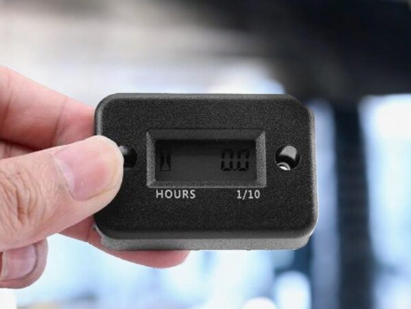 LICZNIK MOTOGODZIN CZAS PRACY SILNIKA 12 / 24 V