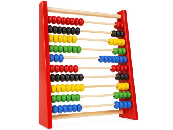 LICZYDŁO DREWNIANE EDUKACYJNE KOLOROWE SZKOLNE
