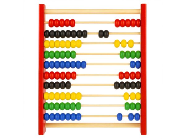 LICZYDŁO DREWNIANE EDUKACYJNE KOLOROWE SZKOLNE