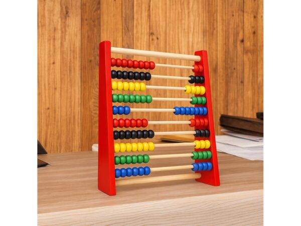 LICZYDŁO DREWNIANE EDUKACYJNE KOLOROWE SZKOLNE