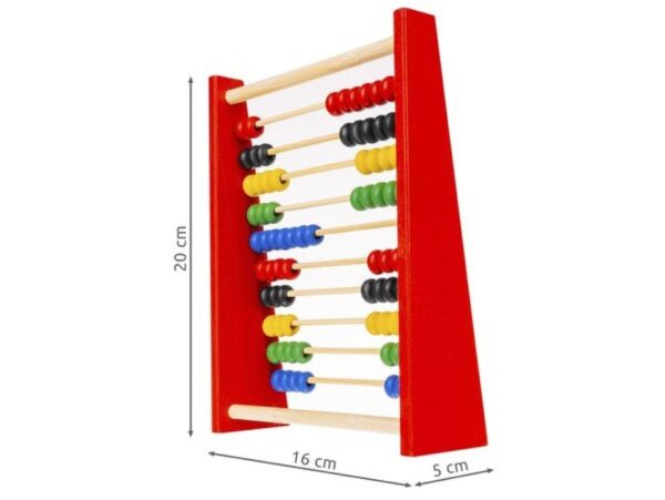 LICZYDŁO DREWNIANE EDUKACYJNE KOLOROWE SZKOLNE